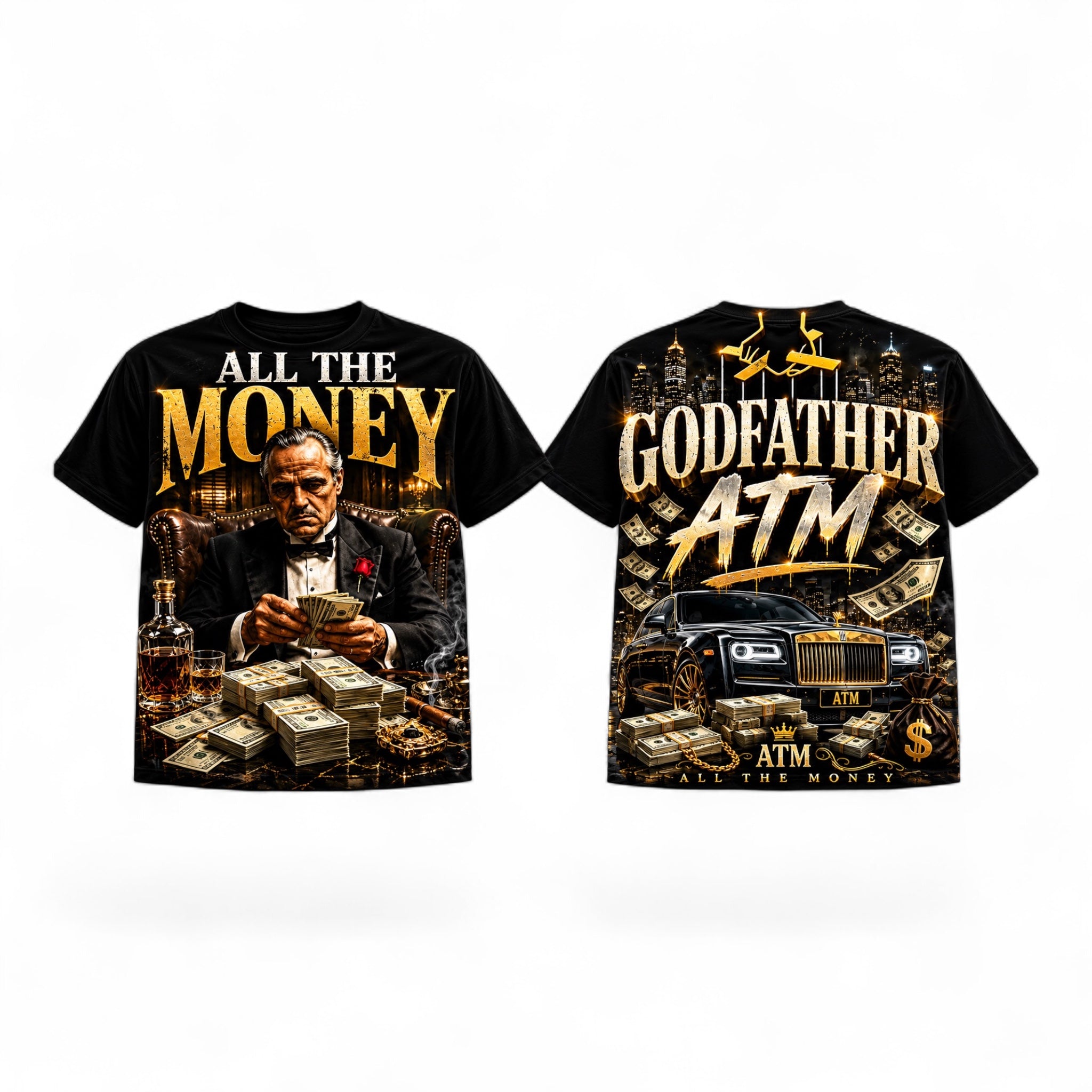All The Money “GodFather ATM” Exclusive Tee