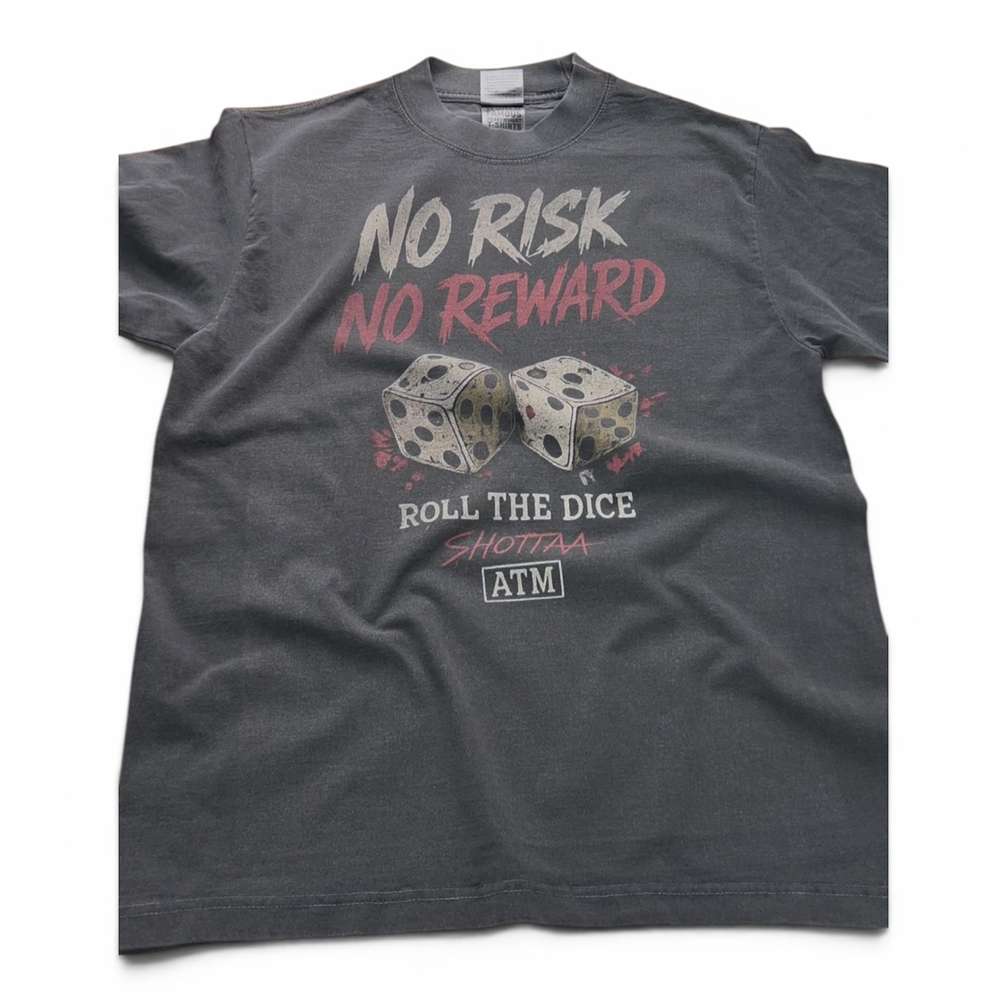 ALL THE MONEY “No Risk No Reward/Roll The Dice” Exclusive Tee Collection